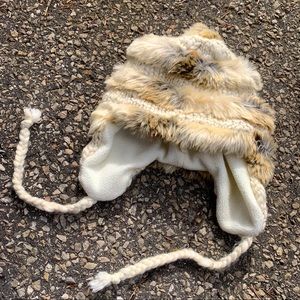 Arie Fur and Knit Lined Winter Hat